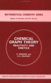 Front cover of Chemical graph theory by Danail Bonchev