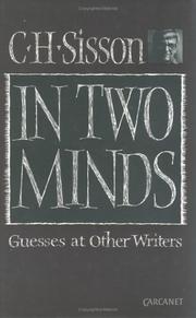 Cover of In two minds by C. H. Sisson
