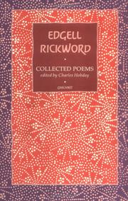 Cover of Collected poems by Edgell Rickword