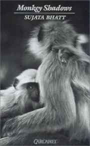 Cover of Monkey shadows by Sujata Bhatt
