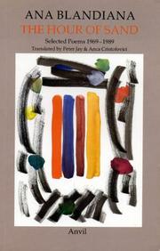 Front cover of The hour of sand by Ana Blandiana