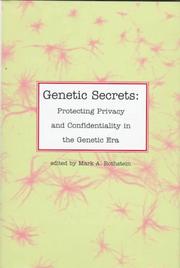 Cover of Genetic secrets by Mark A. Rothstein
