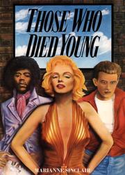 Cover of Those Who Died Young by Marianne Sinclair