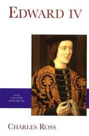 Cover of Edward IV by Charles Derek Ross