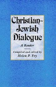 Cover of Christian-Jewish Dialogue by Helen P. Fry