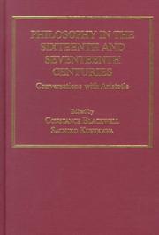 Front cover of Philosophy in the sixteenth and seventeenth centuries by Sachiko Kusukawa