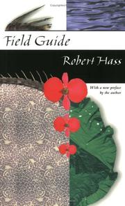 Cover of Field guide by Robert Hass