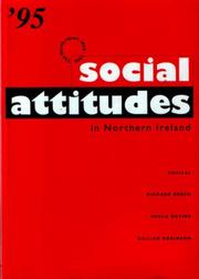 Front cover of Social attitudes in Northern Ireland by Breen, Richard