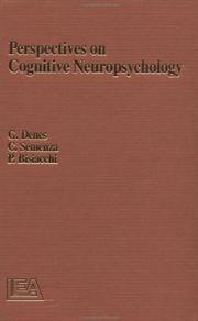 Front cover of Perspectives on cognitive neuropsychology by G. Denes
