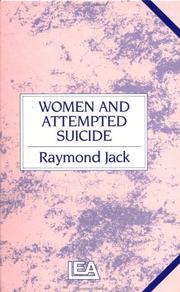 Front cover of Women And Attempted Suicide by Jack Raymond