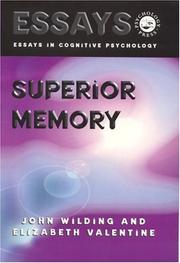 Cover of Superior memory by John M. Wilding