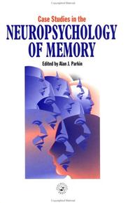Front cover of Case Studies in the Neuropsychology of Memory by Alan J. Parkin
