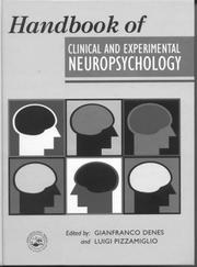 Cover of Handbook of clinical and experimental neuropsychology by G. Denes
