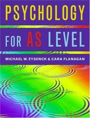 Cover of Psychology for AS level by Michael W. Eysenck