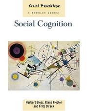 Cover of Social cognition by Herbert Bless