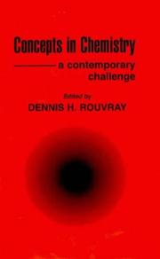 Cover of Concepts in Chemistry by Dennis H. Rouvray