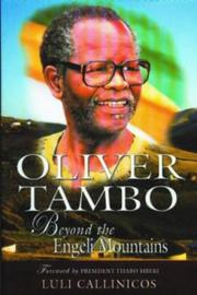 Cover of Oliver Tambo by Luli Callinicos