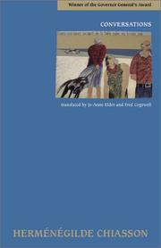 Cover of Conversations by Herménégilde Chiasson