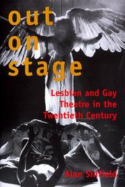 Cover of Out on stage by Alan Sinfield