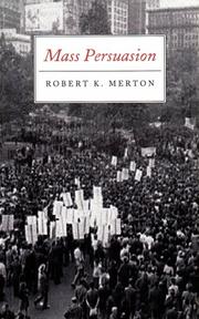 Cover of Mass persuasion by Robert King Merton