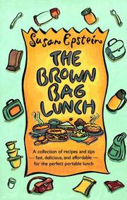 Cover of The brown bag lunch by Susan Epstein