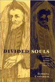 Cover of Divided souls by Elisheva Carlebach