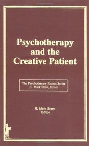 Cover of Psychotherapy and the creative patient by E. Mark Stern