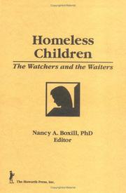 Cover of Homeless children by Nancy A. Boxill