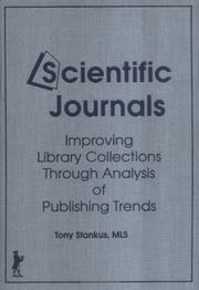 Cover of Scientific journals by Tony Stankus