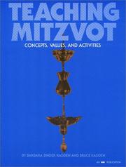 Cover of Teaching mitzvot by Barbara Binder Kadden