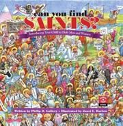 Front cover of Can You Find Saints? by Philip D. Gallery
