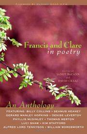 Front cover of Francis and Clare in poetry by Craig, David