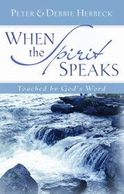 Cover of When the spirit speaks by Peter Herbeck