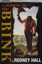 Cover of A return to the brink by Rodney Hall