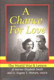 Front cover of A chance for love by Marian Elizabeth Smith