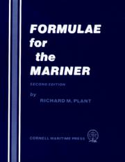 Front cover of Formulae for the mariner by Richard M. Plant
