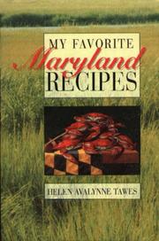 Front cover of My favorite Maryland recipes by Avalynne Tawes