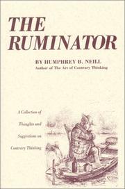 Cover of The Ruminator by Humphrey Bancroft Neill