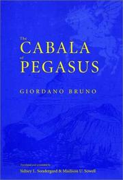 Front cover of La cabala del cavallo Pegaseo by Giordano Bruno