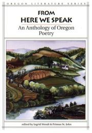 Cover of From here we speak by Ingrid Wendt