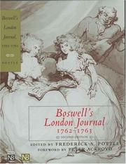 Front cover of Boswell's London journal, 1762-1763 by James Boswell