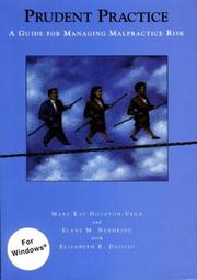 Cover of Prudent practice by Mary Kay Houston