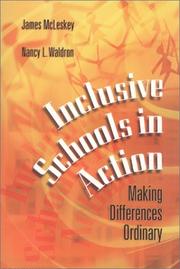Cover of Inclusive schools in action by James McLeskey