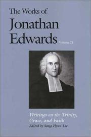 Front cover of Writings on the Trinity, grace, and faith by Jonathan Edwards