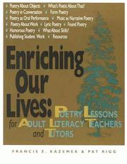 Cover of Enriching our lives by Francis E. Kazemek
