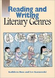 Front cover of Reading and writing literary genres by Kathleen Buss