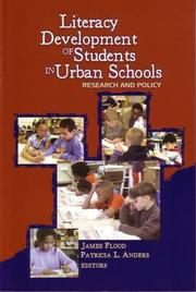 Front cover of Literacy development of students in urban schools by Dr. James Flood