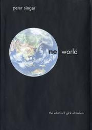 Cover of One world by Peter Singer