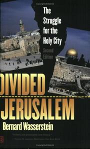 Cover of Divided Jerusalem by Bernard Wasserstein