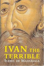Cover of Ivan the Terrible by Isabel de Madariaga